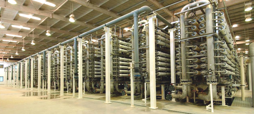 Hero Image Pentair Codeline pressure vessels at plant