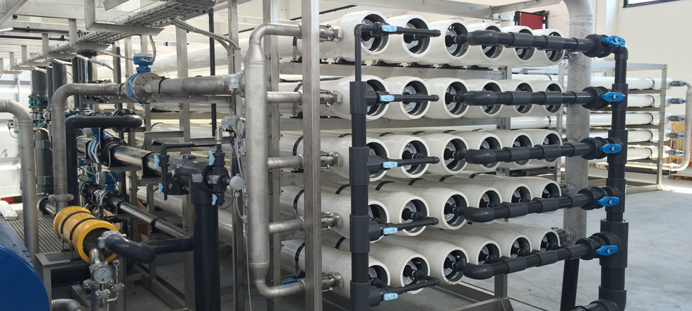 Hero Image Pentair Codeline pressure vessels at Malta project