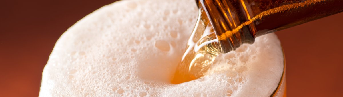 Hero Image Pouring beer into glass