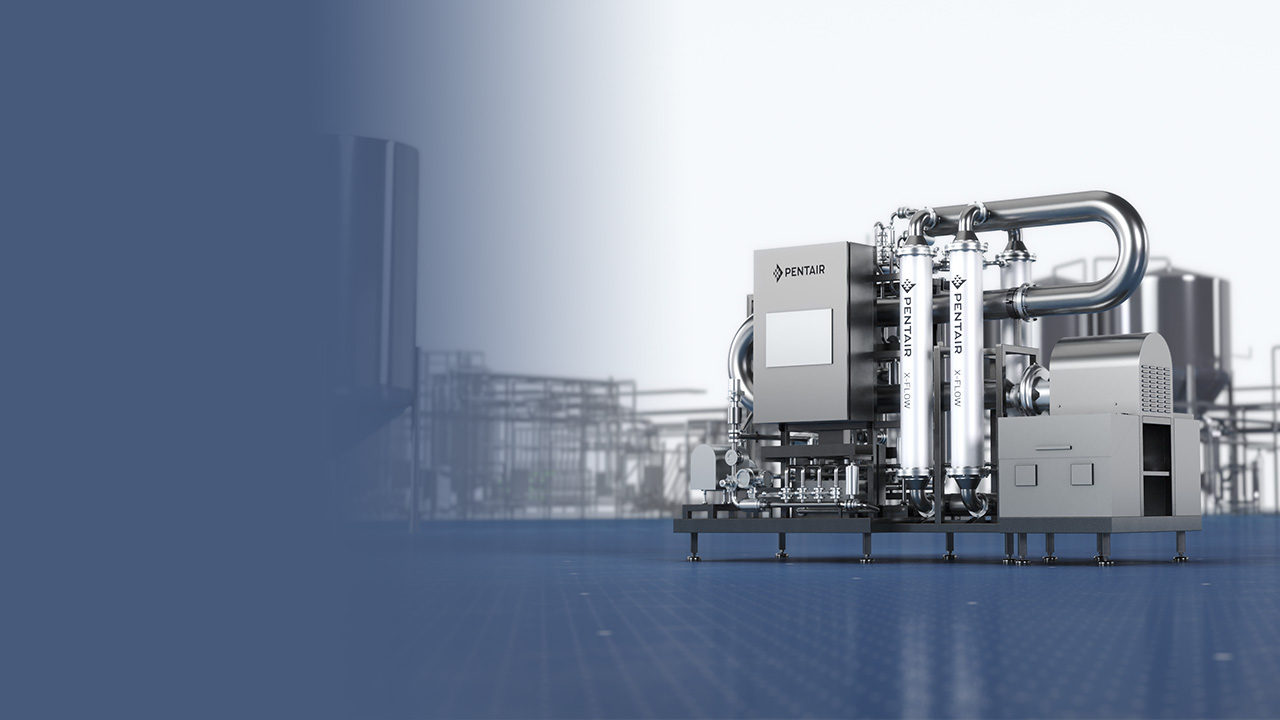 Hero Image Pentair beer membrane filtration system
