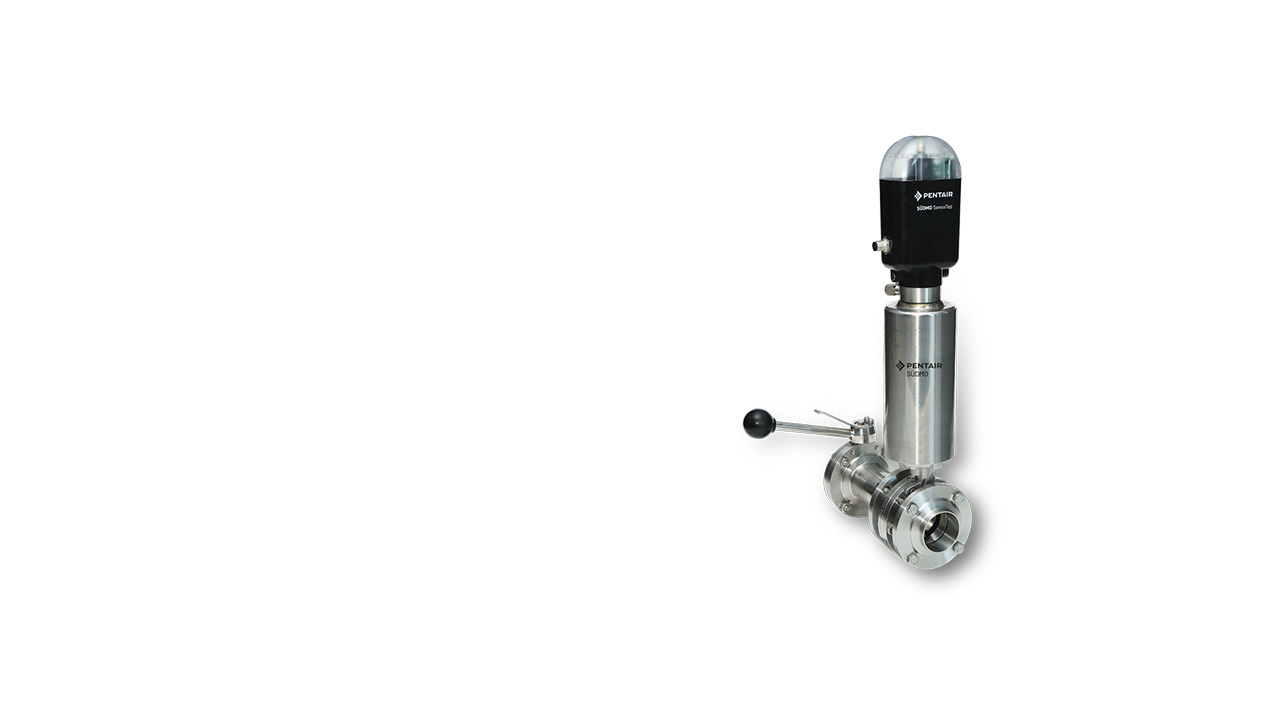 Hero Image Südmo hygienic butterfly valves