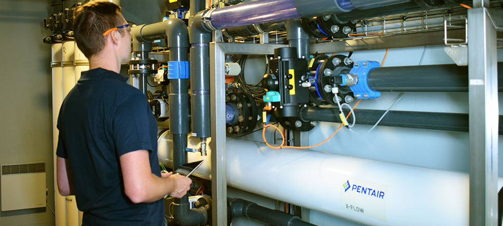 Hero Image Pentair X-Flow piloting project