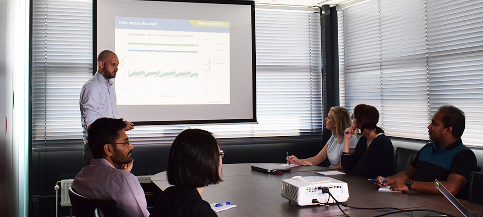 Hero Image Presentation during Pentair University