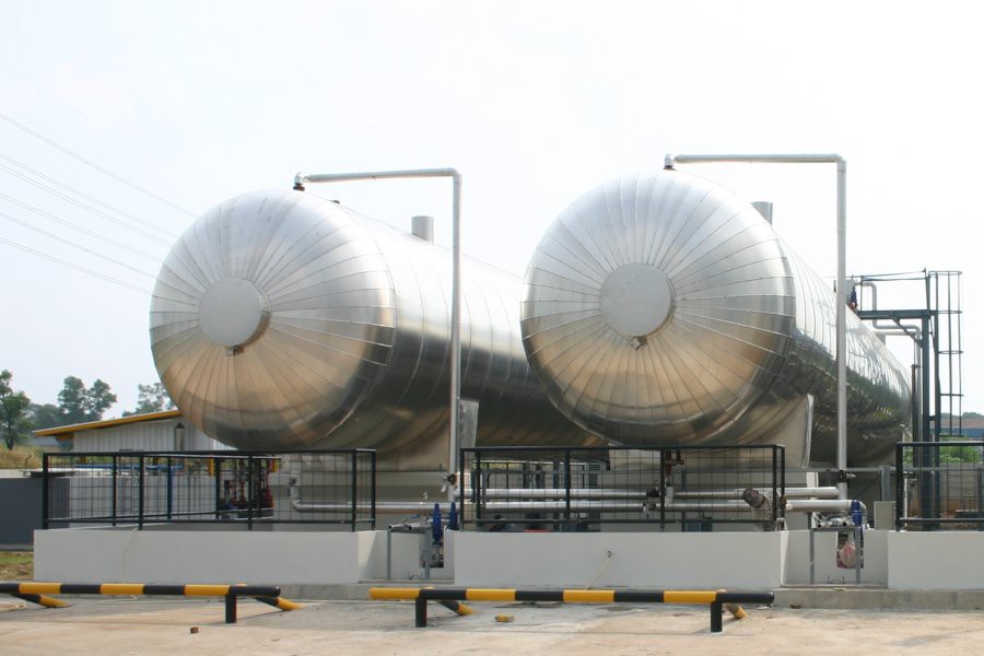 Pentair CO2 storage tanks